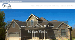 Desktop Screenshot of ennisbuilders.com